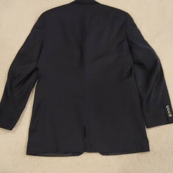 MICHAEL MICHAEL KORS 40L Single Breast Black 100% Wool Blazer Suit Jacket - Picture 2 of 13